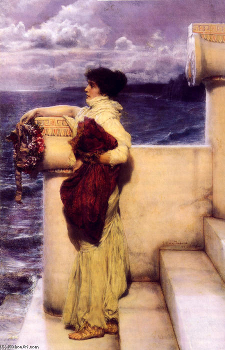 WikiOO.org - Encyclopedia of Fine Arts - Maľba, Artwork Lawrence Alma-Tadema - Hero
