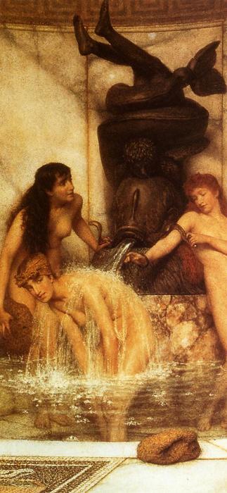 WikiOO.org – 美術百科全書 - 繪畫，作品 Lawrence Alma-Tadema - Stirgils和海绵