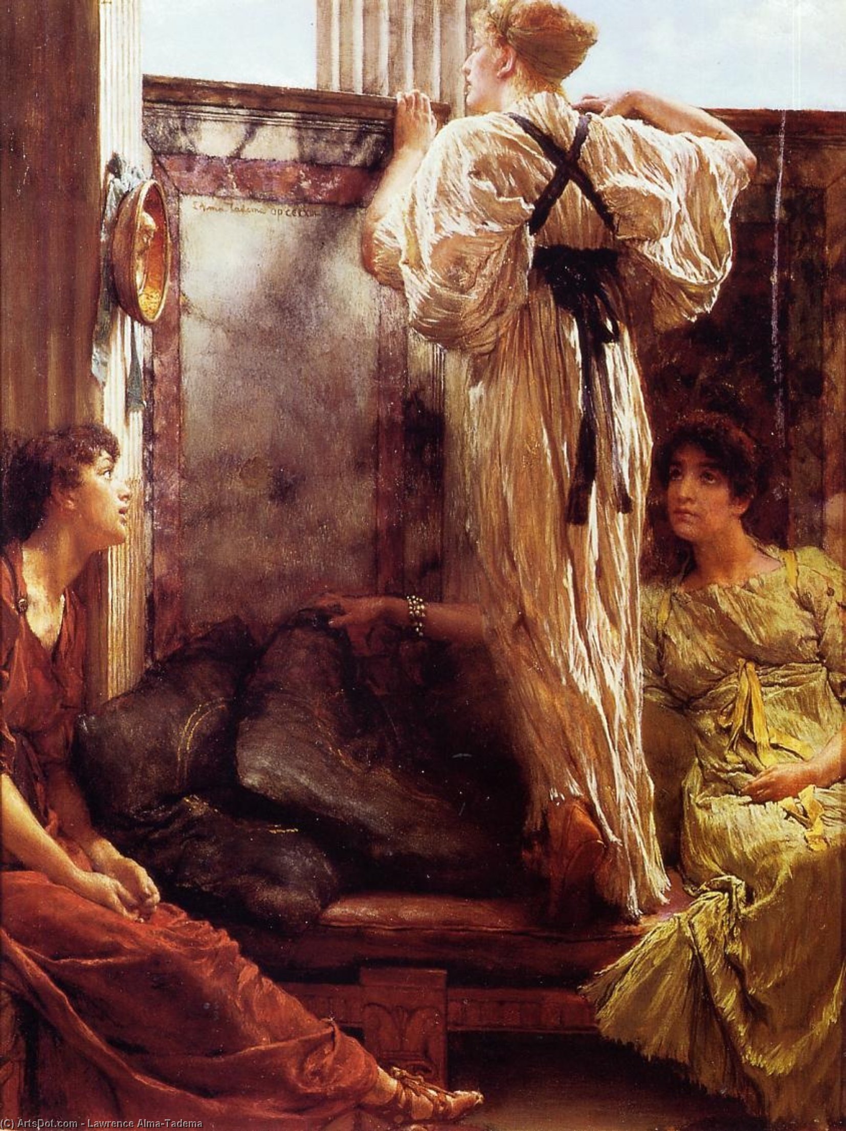 WikiOO.org - Encyclopedia of Fine Arts - Malba, Artwork Lawrence Alma-Tadema - Who is It