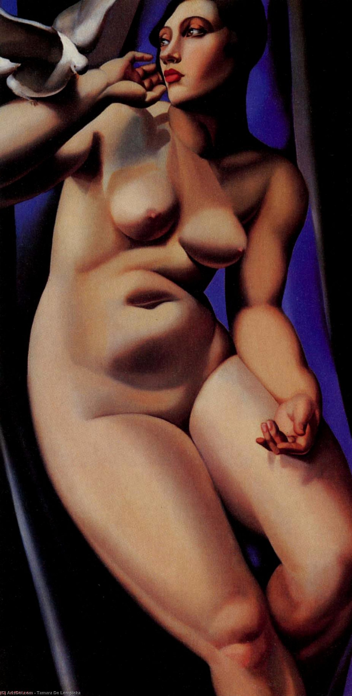 Wikioo.org - The Encyclopedia of Fine Arts - Painting, Artwork by Tamara De Lempicka - La colombe
