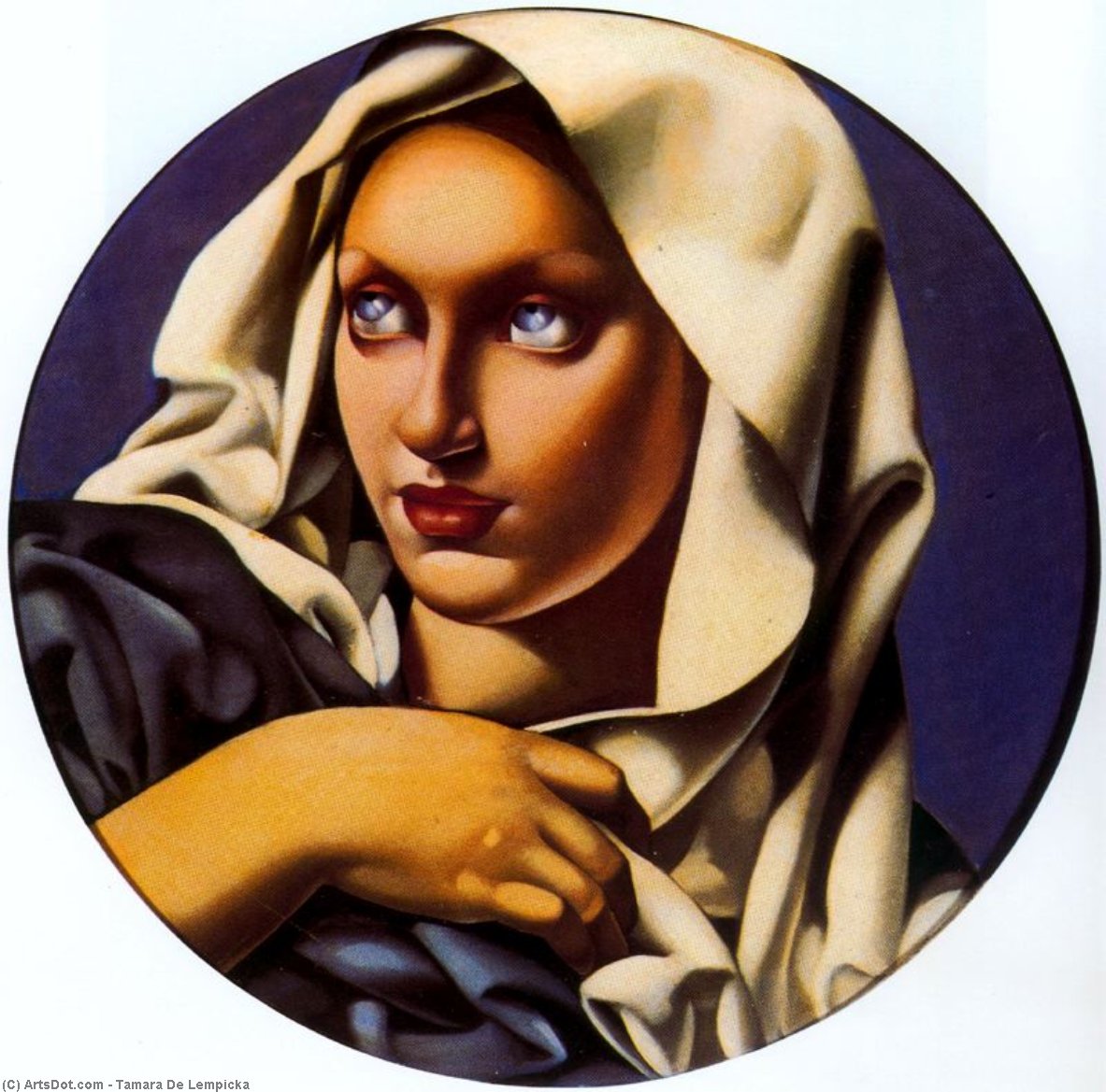Wikioo.org - The Encyclopedia of Fine Arts - Painting, Artwork by Tamara De Lempicka - Madonna