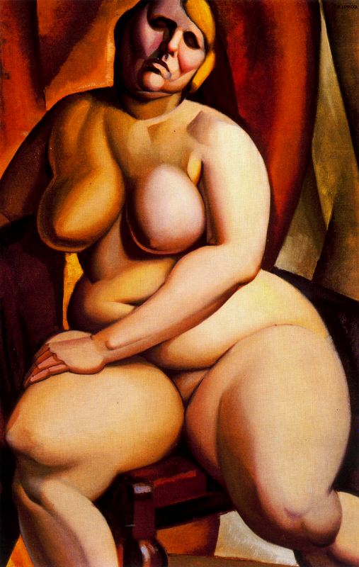 WikiOO.org - Enciklopedija likovnih umjetnosti - Slikarstvo, umjetnička djela Tamara De Lempicka - Nu assis 1