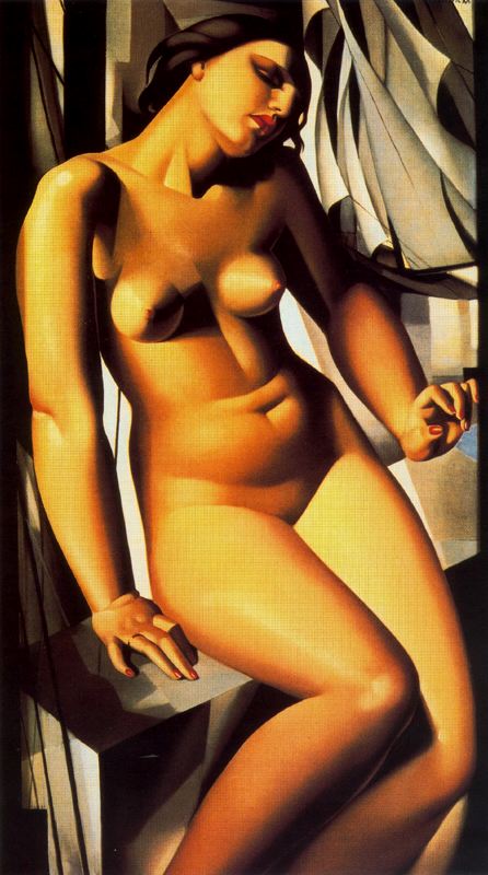 WikiOO.org - Encyclopedia of Fine Arts - Målning, konstverk Tamara De Lempicka - Nu aux voiles
