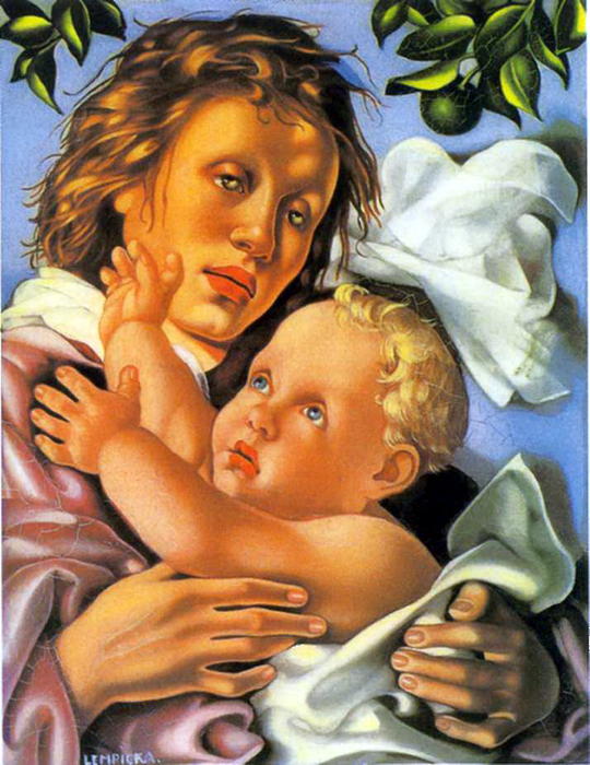 Wikioo.org – L'Enciclopedia delle Belle Arti - Pittura, Opere di Tamara De Lempicka - Quattrocento