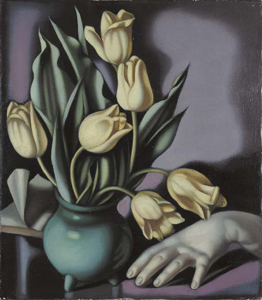 WikiOO.org - Enciklopedija likovnih umjetnosti - Slikarstvo, umjetnička djela Tamara De Lempicka - Tulipani