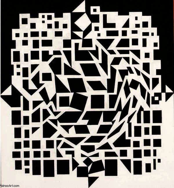 Wikioo.org - The Encyclopedia of Fine Arts - Painting, Artwork by Victor Vasarely - A-Citra