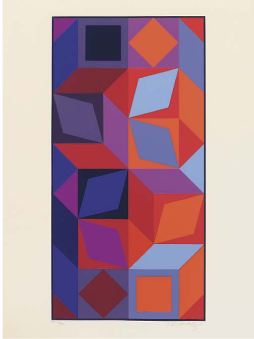 WikiOO.org - 백과 사전 - 회화, 삽화 Victor Vasarely - Abstract 14
