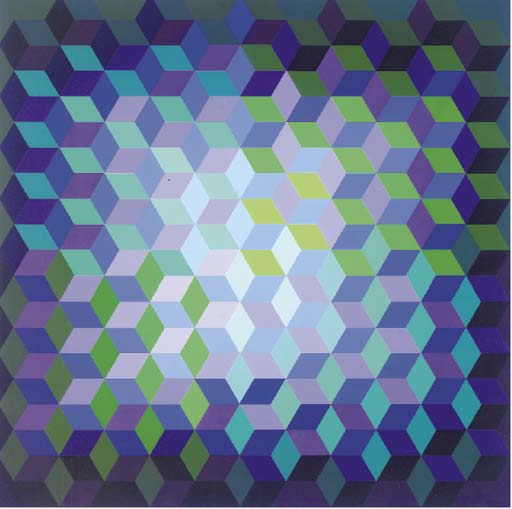 Wikioo.org - The Encyclopedia of Fine Arts - Painting, Artwork by Victor Vasarely - Abstract 15