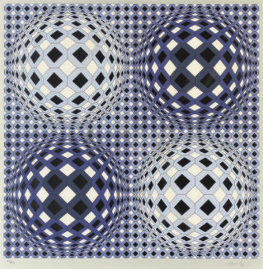 WikiOO.org - Енциклопедия за изящни изкуства - Живопис, Произведения на изкуството Victor Vasarely - Abstract 2