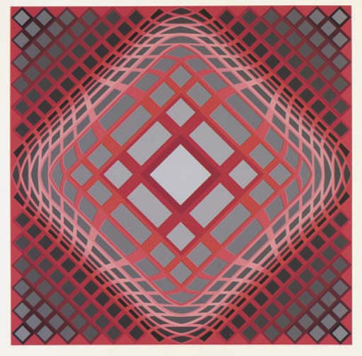 Wikioo.org - The Encyclopedia of Fine Arts - Painting, Artwork by Victor Vasarely - Abstract 4
