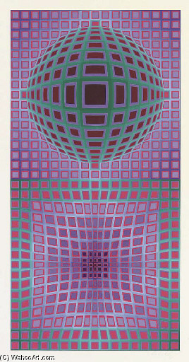 WikiOO.org - دایره المعارف هنرهای زیبا - نقاشی، آثار هنری Victor Vasarely - Abstract 9