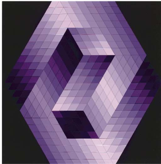WikiOO.org - Енциклопедия за изящни изкуства - Живопис, Произведения на изкуството Victor Vasarely - Abstract Composition 23