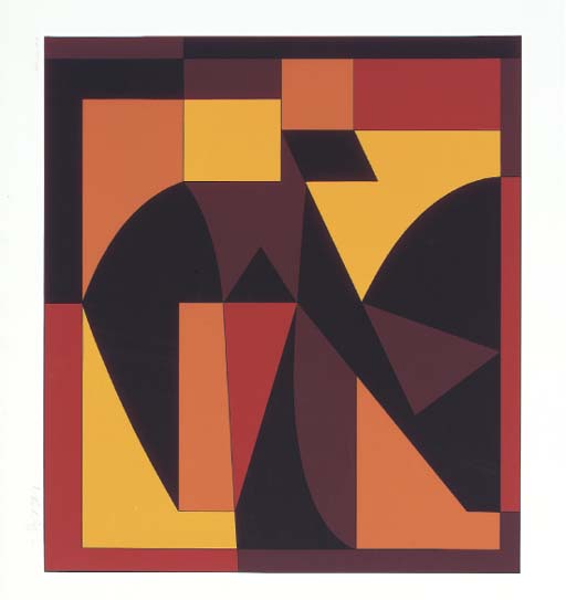 WikiOO.org - Енциклопедия за изящни изкуства - Живопис, Произведения на изкуството Victor Vasarely - Abstract Composition 28