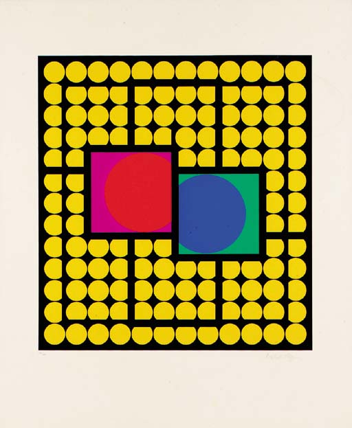 Wikioo.org - The Encyclopedia of Fine Arts - Painting, Artwork by Victor Vasarely - Abstract Compositions