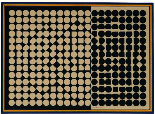 Wikioo.org - The Encyclopedia of Fine Arts - Painting, Artwork by Victor Vasarely - Andro-Neg