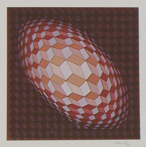 Wikioo.org - The Encyclopedia of Fine Arts - Painting, Artwork by Victor Vasarely - Andromeda