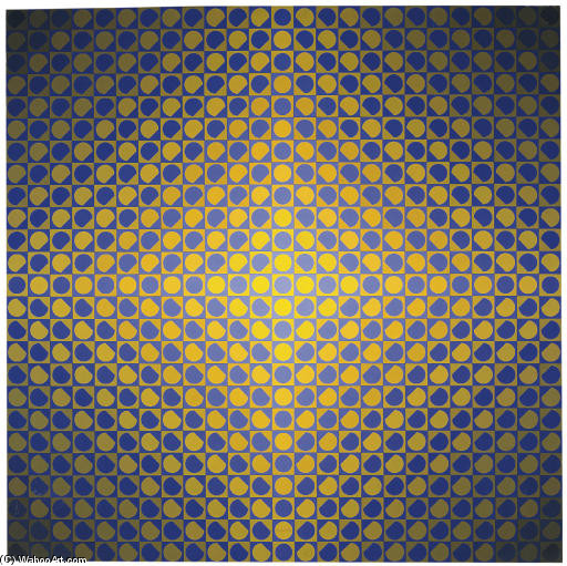 Wikioo.org - The Encyclopedia of Fine Arts - Painting, Artwork by Victor Vasarely - Boglar - L