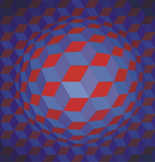 Wikioo.org - The Encyclopedia of Fine Arts - Painting, Artwork by Victor Vasarely - Cheyt-Rond-Va