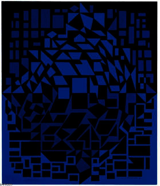 Wikioo.org - The Encyclopedia of Fine Arts - Painting, Artwork by Victor Vasarely - Cintra Iii