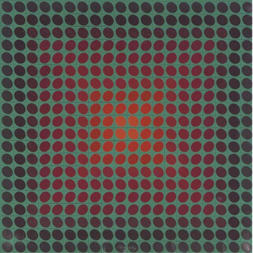 Wikioo.org - The Encyclopedia of Fine Arts - Painting, Artwork by Victor Vasarely - Composition 5