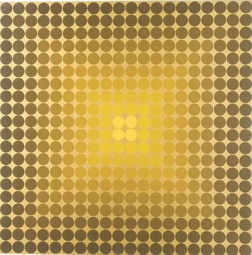 Wikioo.org - The Encyclopedia of Fine Arts - Painting, Artwork by Victor Vasarely - Composition 9