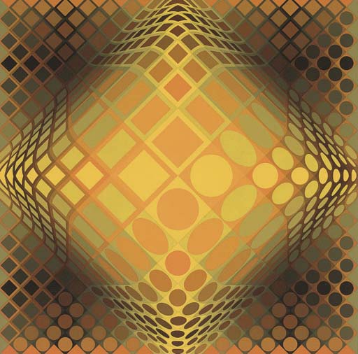 Wikioo.org - The Encyclopedia of Fine Arts - Painting, Artwork by Victor Vasarely - Dell-Yell