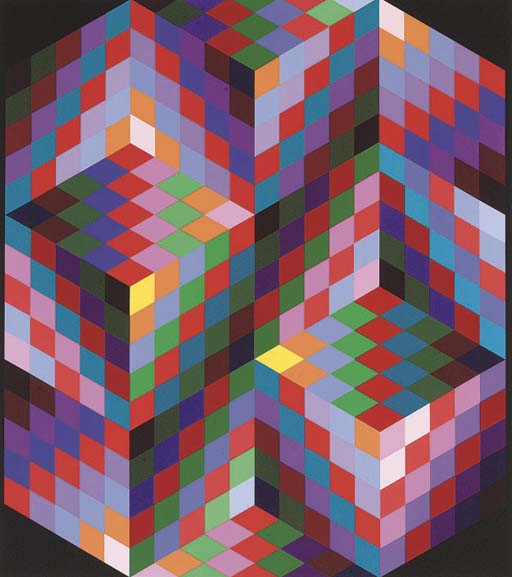 Wikioo.org - The Encyclopedia of Fine Arts - Painting, Artwork by Victor Vasarely - Diam