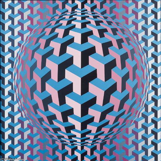 Wikioo.org - The Encyclopedia of Fine Arts - Painting, Artwork by Victor Vasarely - Epoff