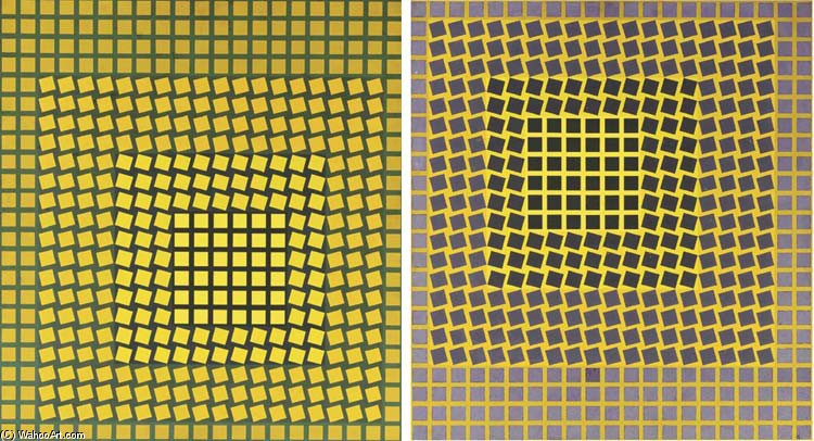 Wikioo.org - The Encyclopedia of Fine Arts - Painting, Artwork by Victor Vasarely - Eridan-C