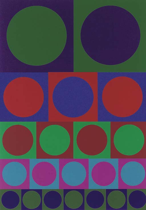 Wikioo.org - The Encyclopedia of Fine Arts - Painting, Artwork by Victor Vasarely - Ganymede