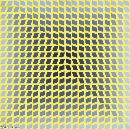 Wikioo.org - The Encyclopedia of Fine Arts - Painting, Artwork by Victor Vasarely - Illik