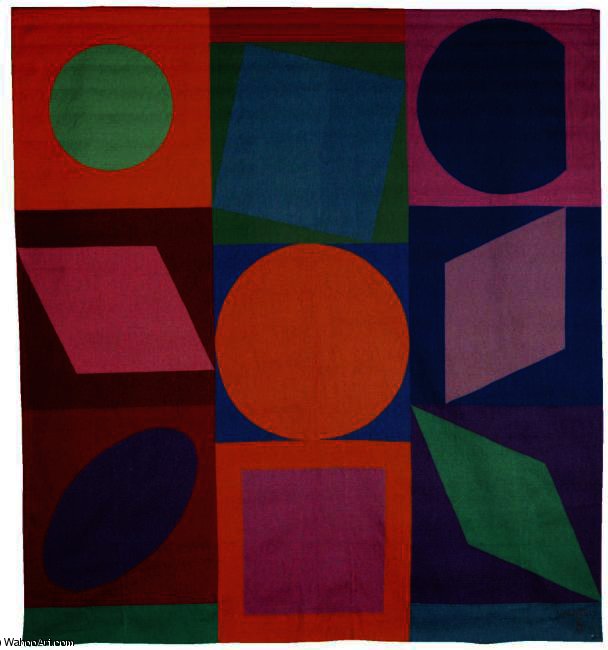 Wikioo.org - The Encyclopedia of Fine Arts - Painting, Artwork by Victor Vasarely - KALOTA T