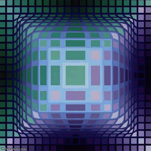 Wikioo.org - The Encyclopedia of Fine Arts - Painting, Artwork by Victor Vasarely - Koska-Pint