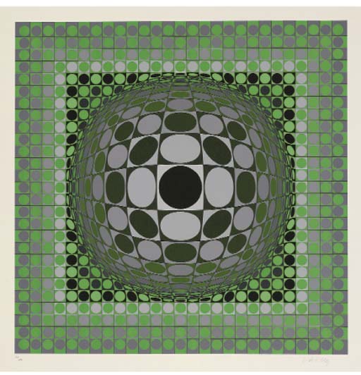 Wikioo.org - The Encyclopedia of Fine Arts - Painting, Artwork by Victor Vasarely - Louisiana 2