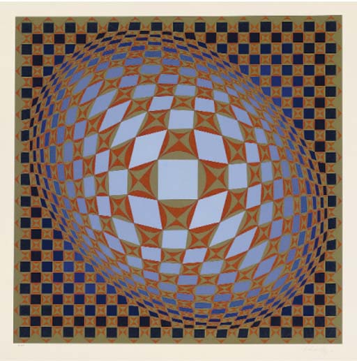 Wikioo.org - The Encyclopedia of Fine Arts - Painting, Artwork by Victor Vasarely - Louisiana 3