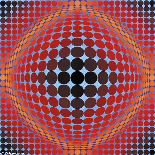 Wikioo.org - The Encyclopedia of Fine Arts - Painting, Artwork by Victor Vasarely - Louisiana