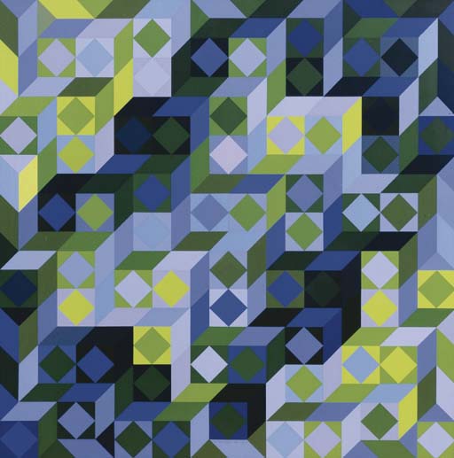 Wikioo.org - The Encyclopedia of Fine Arts - Painting, Artwork by Victor Vasarely - Maamor va