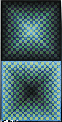 Wikioo.org - The Encyclopedia of Fine Arts - Painting, Artwork by Victor Vasarely - Menny