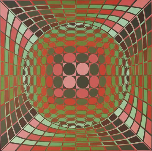 Wikioo.org - The Encyclopedia of Fine Arts - Painting, Artwork by Victor Vasarely - Molnar