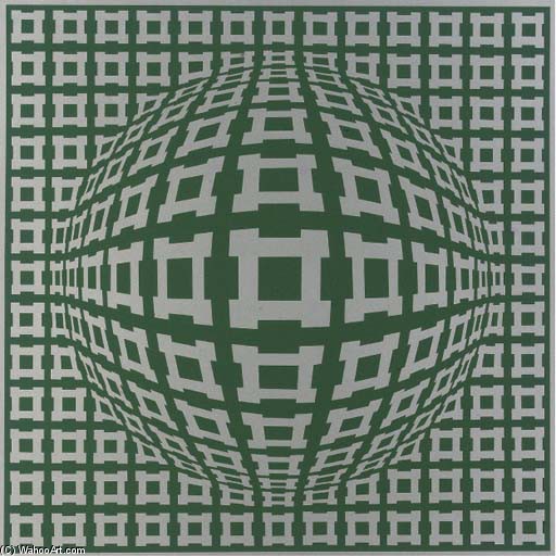 Wikioo.org - The Encyclopedia of Fine Arts - Painting, Artwork by Victor Vasarely - Nobel II