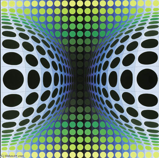 Wikioo.org - The Encyclopedia of Fine Arts - Painting, Artwork by Victor Vasarely - Ond-bv