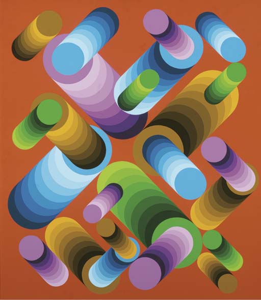 Wikioo.org - The Encyclopedia of Fine Arts - Painting, Artwork by Victor Vasarely - Oslop-3