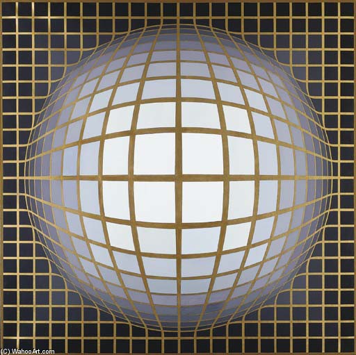 WikiOO.org - Енциклопедия за изящни изкуства - Живопис, Произведения на изкуството Victor Vasarely - RE-NAB-II-B