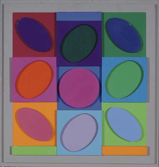 Wikioo.org - The Encyclopedia of Fine Arts - Painting, Artwork by Victor Vasarely - Sellem