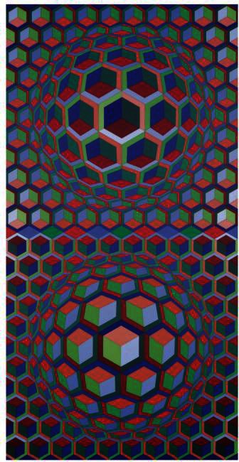 Wikioo.org - The Encyclopedia of Fine Arts - Painting, Artwork by Victor Vasarely - Semiha