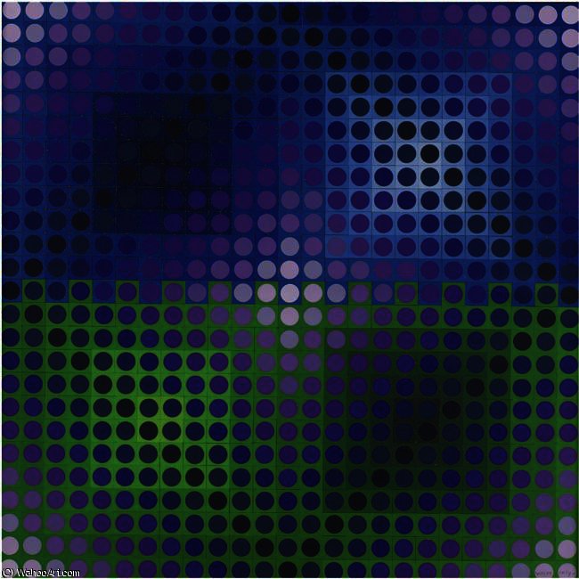 Wikioo.org - The Encyclopedia of Fine Arts - Painting, Artwork by Victor Vasarely - Sende C
