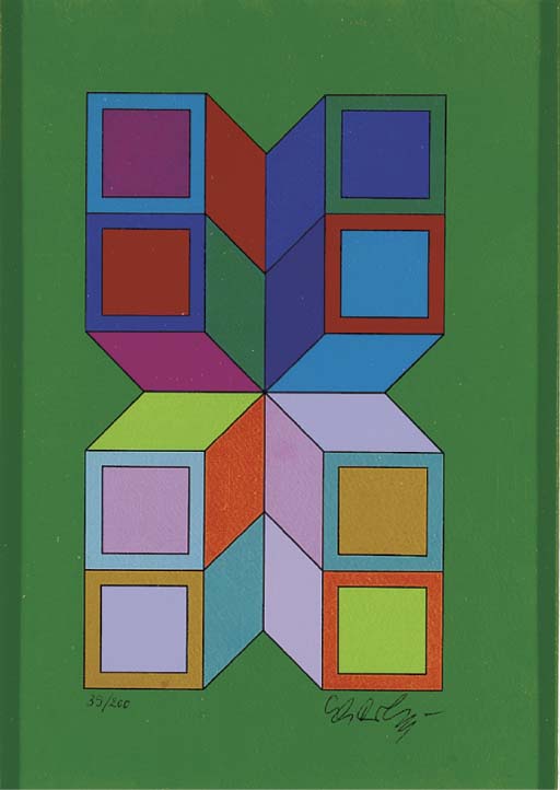 Wikioo.org - The Encyclopedia of Fine Arts - Painting, Artwork by Victor Vasarely - Sonora