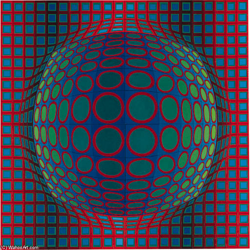 Wikioo.org - The Encyclopedia of Fine Arts - Painting, Artwork by Victor Vasarely - Syry
