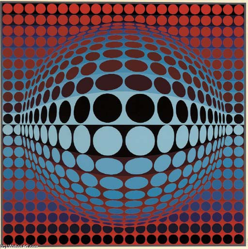 Wikioo.org - The Encyclopedia of Fine Arts - Painting, Artwork by Victor Vasarely - Untitled 22
