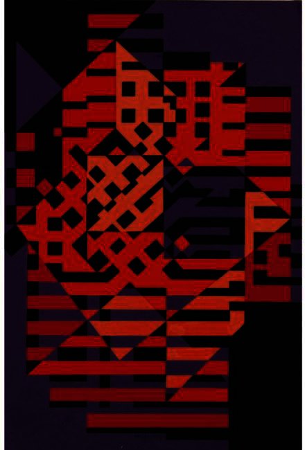 WikiOO.org - Енциклопедія образотворчого мистецтва - Живопис, Картини
 Victor Vasarely - Untitled 38